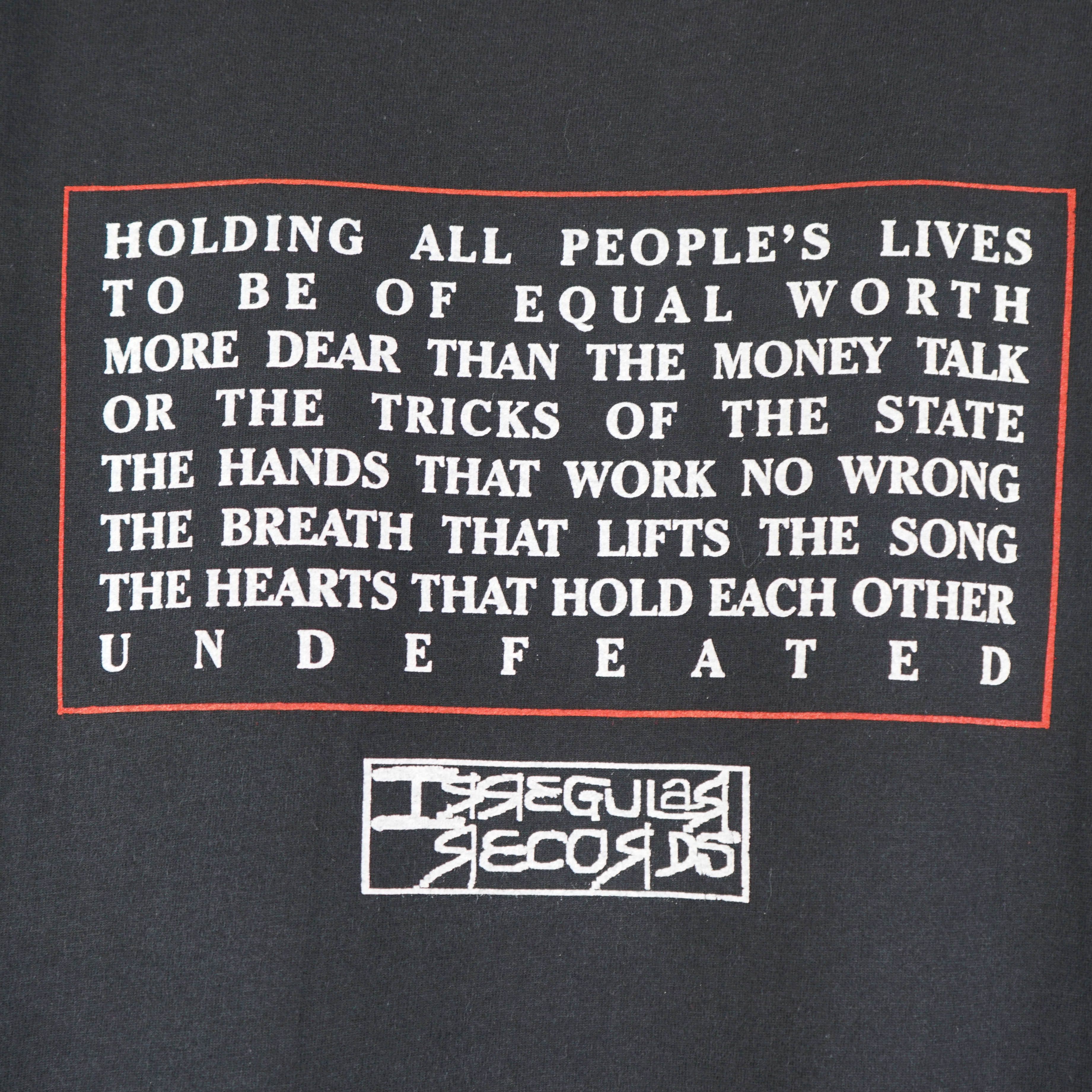 Band Tees × Vintage Vintage 1990s Robb Johnson T-Shirt Size US XL / EU 56 / 4 - 6 Thumbnail