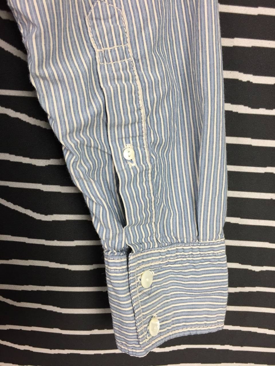 Nanamica Nanamica Japanese Brand Striped Button Up Shirt Size US S / EU 44-46 / 1 - 9 Thumbnail