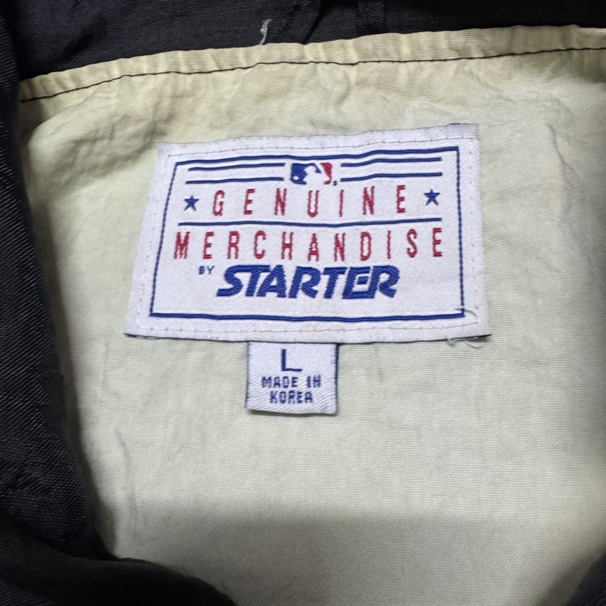 MLB Vintage San Francisco Giants Nylon Bomber Jacket Starter Size US L / EU 52-54 / 3 - 17 Thumbnail