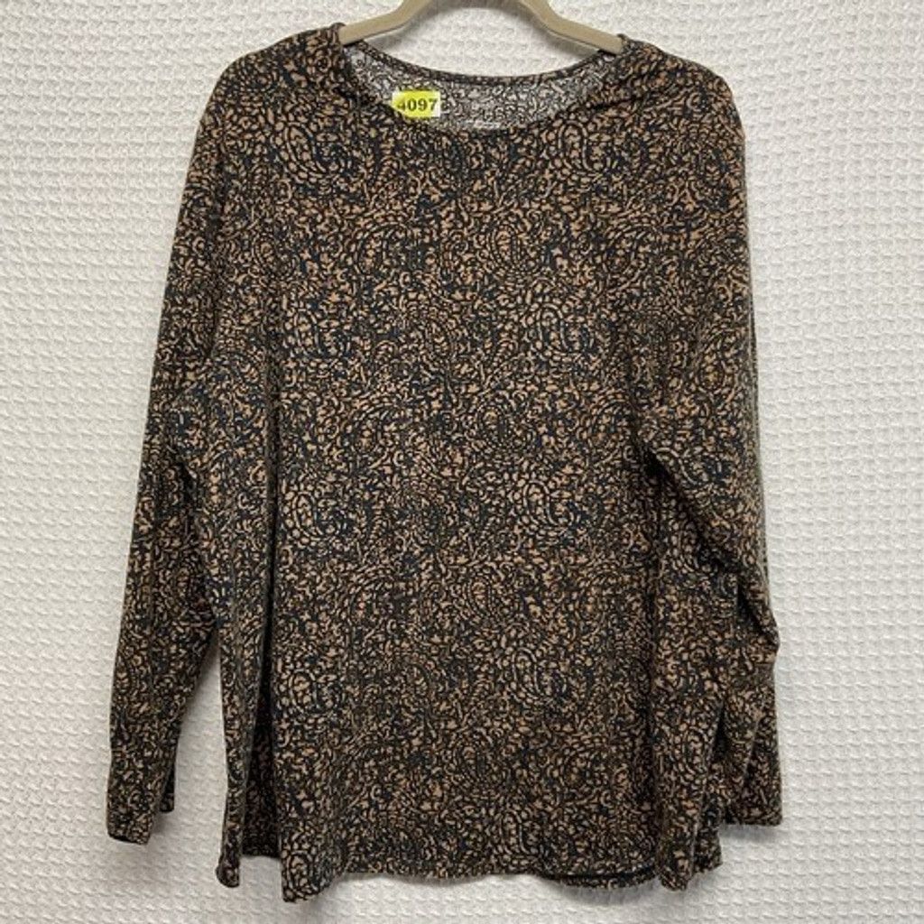 J. Jill NWT J. Jill Pure Jill Long Sleeve Stretch T-Shirt Women 2X Size ONE SIZE - 5 Thumbnail