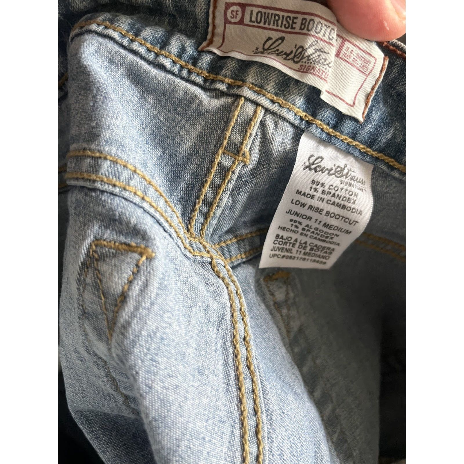 Levi's VINTAGE Levi's Women's Jeans Bootcut Stretch Cotton Blue 11 Mid Rise Casual Size 32" / US 10 / IT 46 - 6 Thumbnail