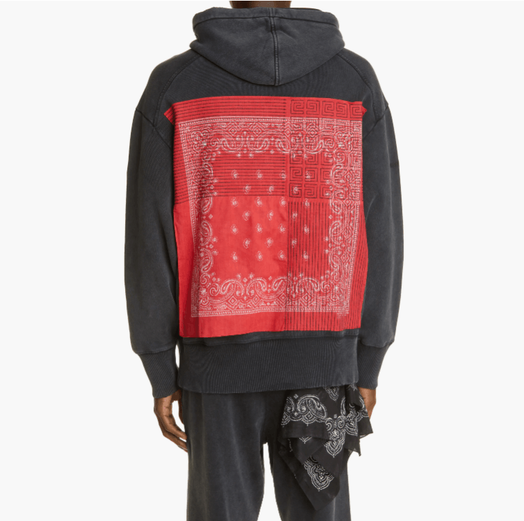Givenchy Washed Black 4G Bandana Logo Oversized Hoodie Size US XS / EU 42 / 0 - 2 Thumbnail