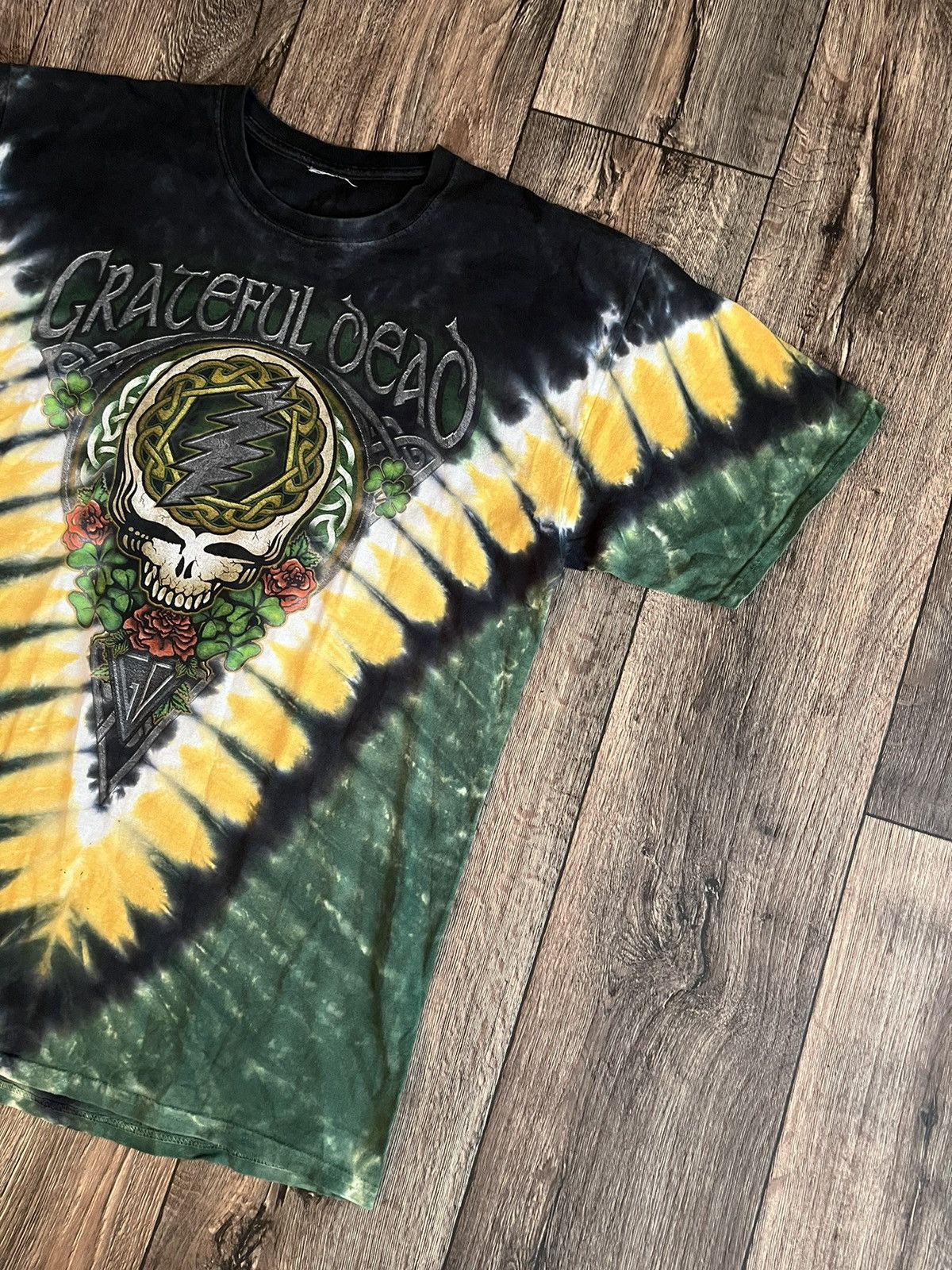 Band Tees VINTAGE GRATEFUL DEAD TIE DYE T-SHIRT AOP Size US L / EU 52-54 / 3 - 2 Thumbnail