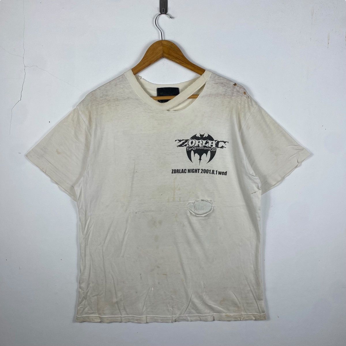 Vintage Distressed Vintage 00's ZORLAC SKATEBOARDS Zorlac Night Size US L / EU 52-54 / 3 - 6 Thumbnail