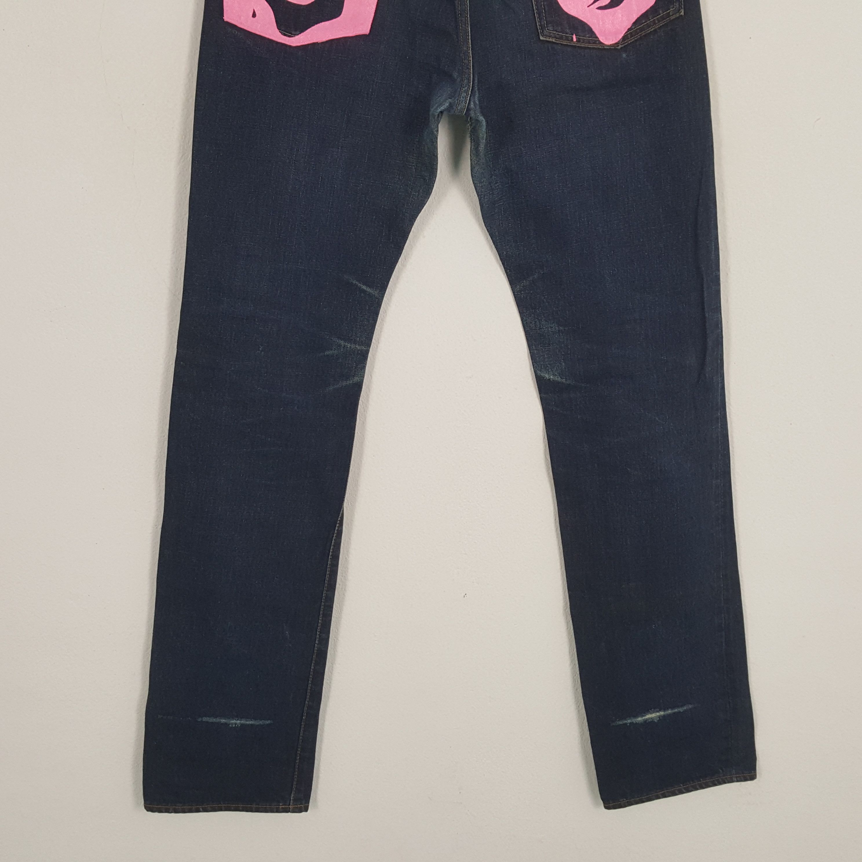 Hysteric Glamour HYSTERIC GLAMOUR Selvedge Japanese Brand Custom Art Jeans Size US 29 - 3 Thumbnail