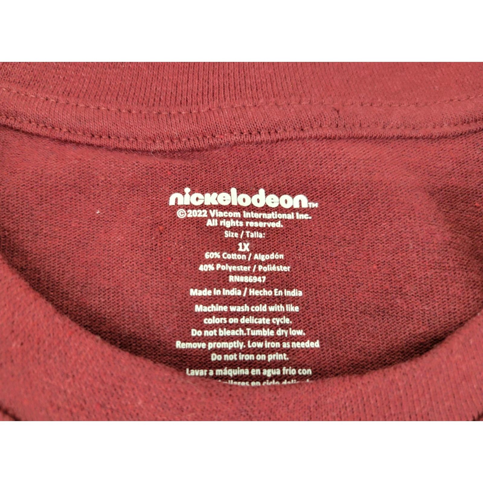 Nickelodeon VINTAGE Rugrats Womens 1X XL 90s Generation Maroon Nickelodeon Nineties Tee Size XL / US 12-14 / IT 48-50 - 8 Thumbnail