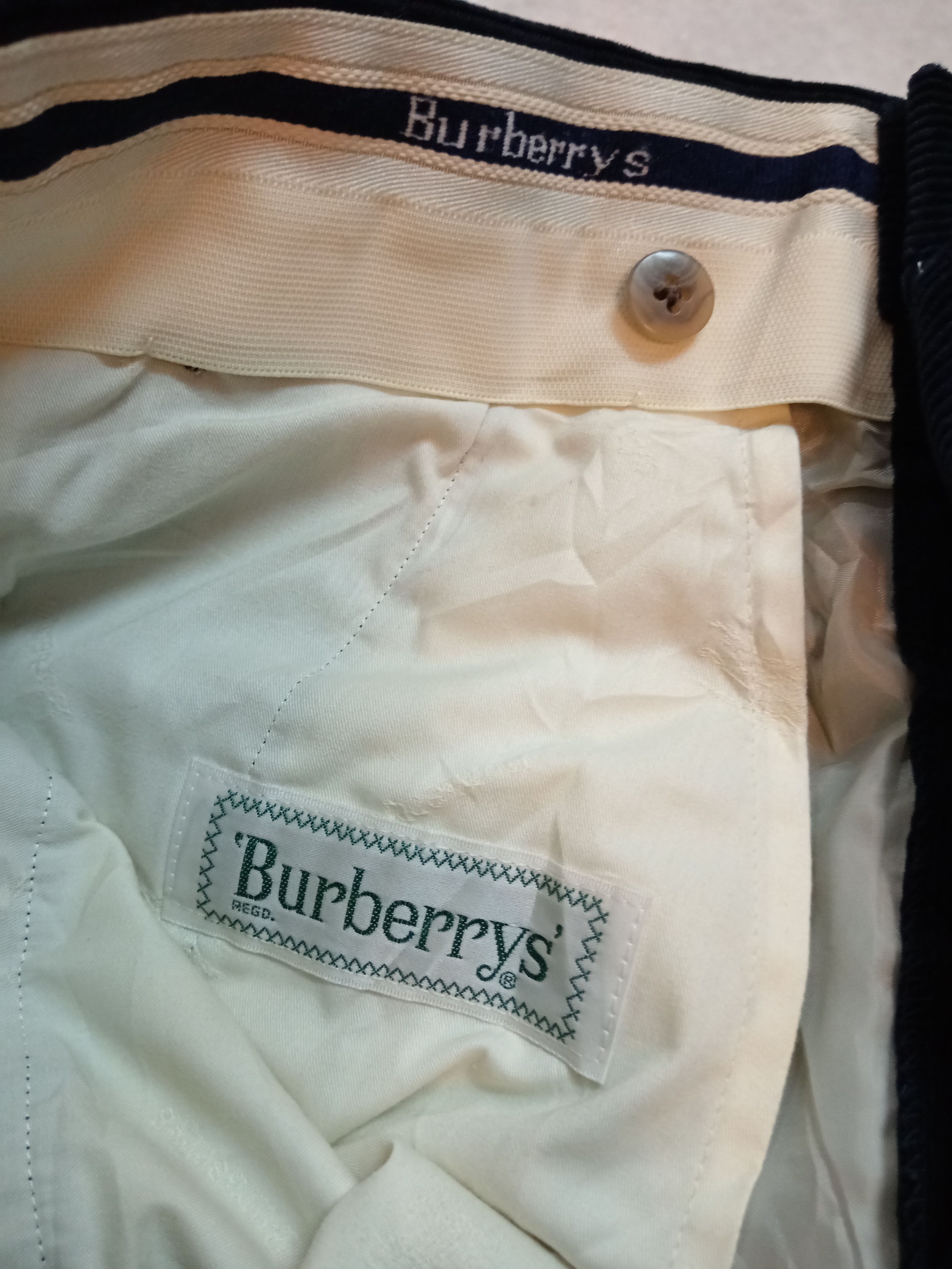 Designer Vintage Burberrys Corduroy Pants Size US 32 / EU 48 - 3 Thumbnail