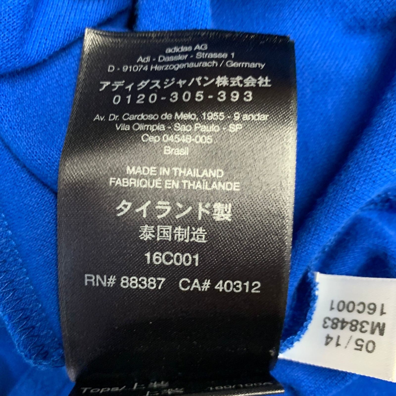 Y-3 Y-3 Size M Blue Cotton Logo Half Placket Polo Size US M / EU 48-50 / 2 - 7 Thumbnail