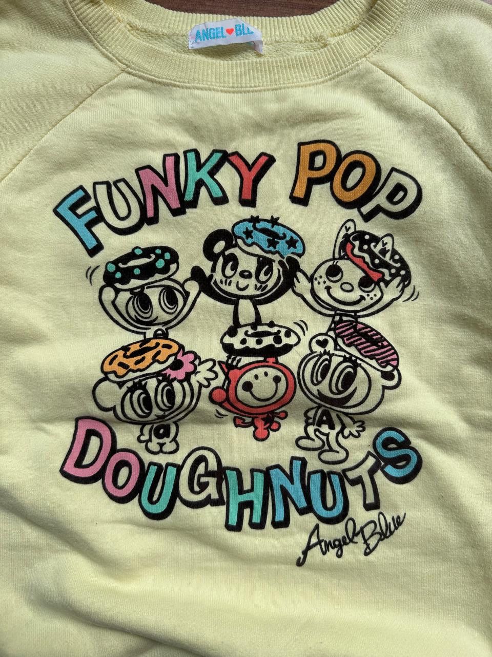 Hysteric Glamour Angel blue funky pop doughnuts sweatshirt crewneck Size S / US 4 / IT 40 - 2 Thumbnail