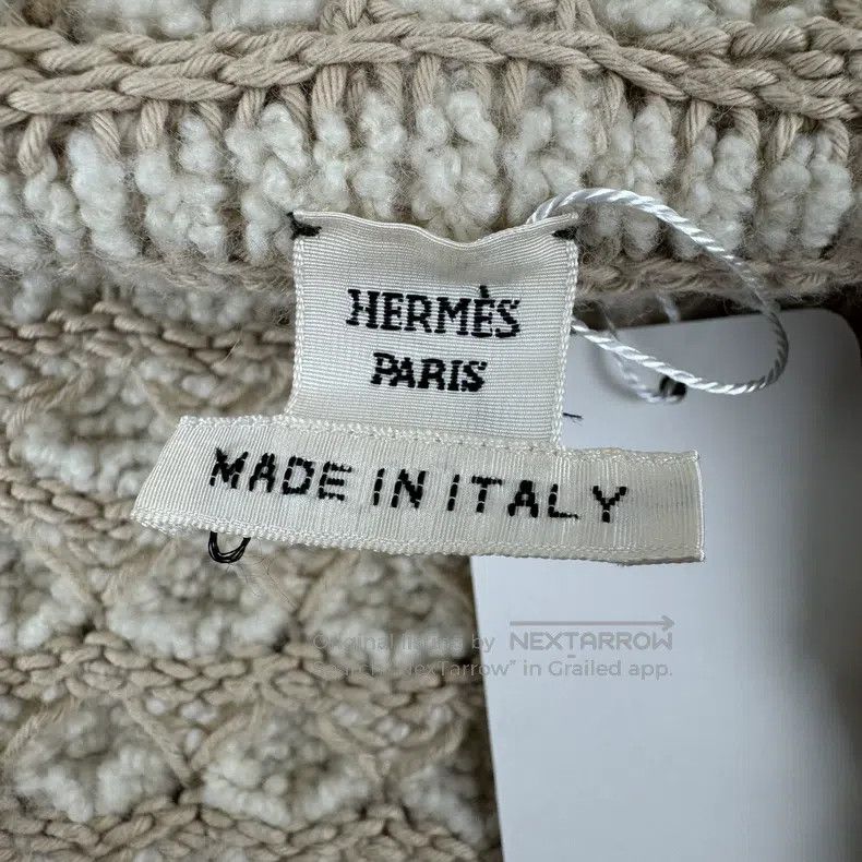 Hermes Hermes White cardigan Size XS / US 0-2 / IT 36-38 - 2 Thumbnail
