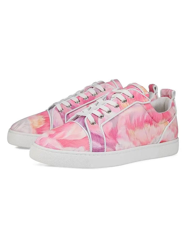 Christian Louboutin os11x0526 Louis Junior Low Top Sneakers in Multicolor Size US 7 / EU 40 - 2 Thumbnail