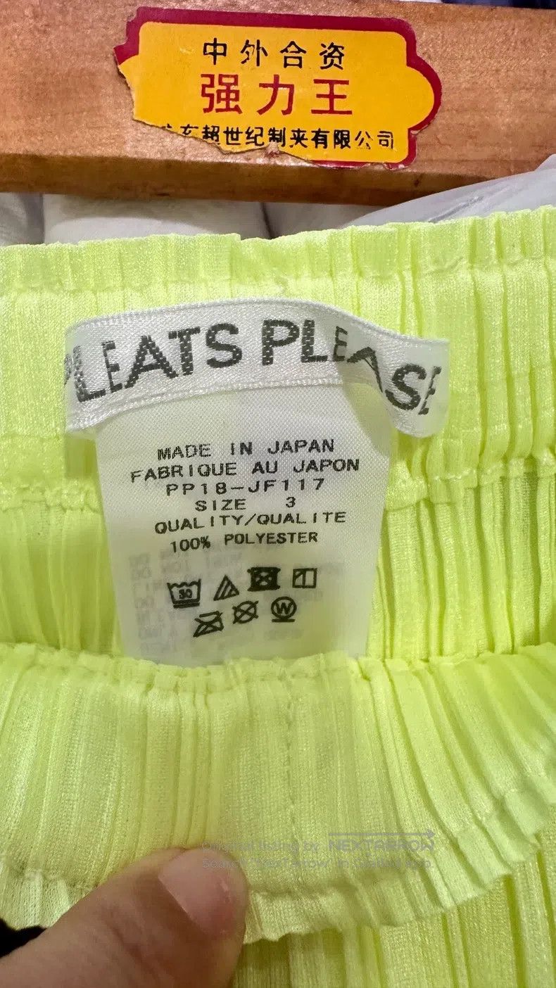 Issey Miyake Issey Miyake size:3 Yellow Trousers Size 22" - 3 Thumbnail