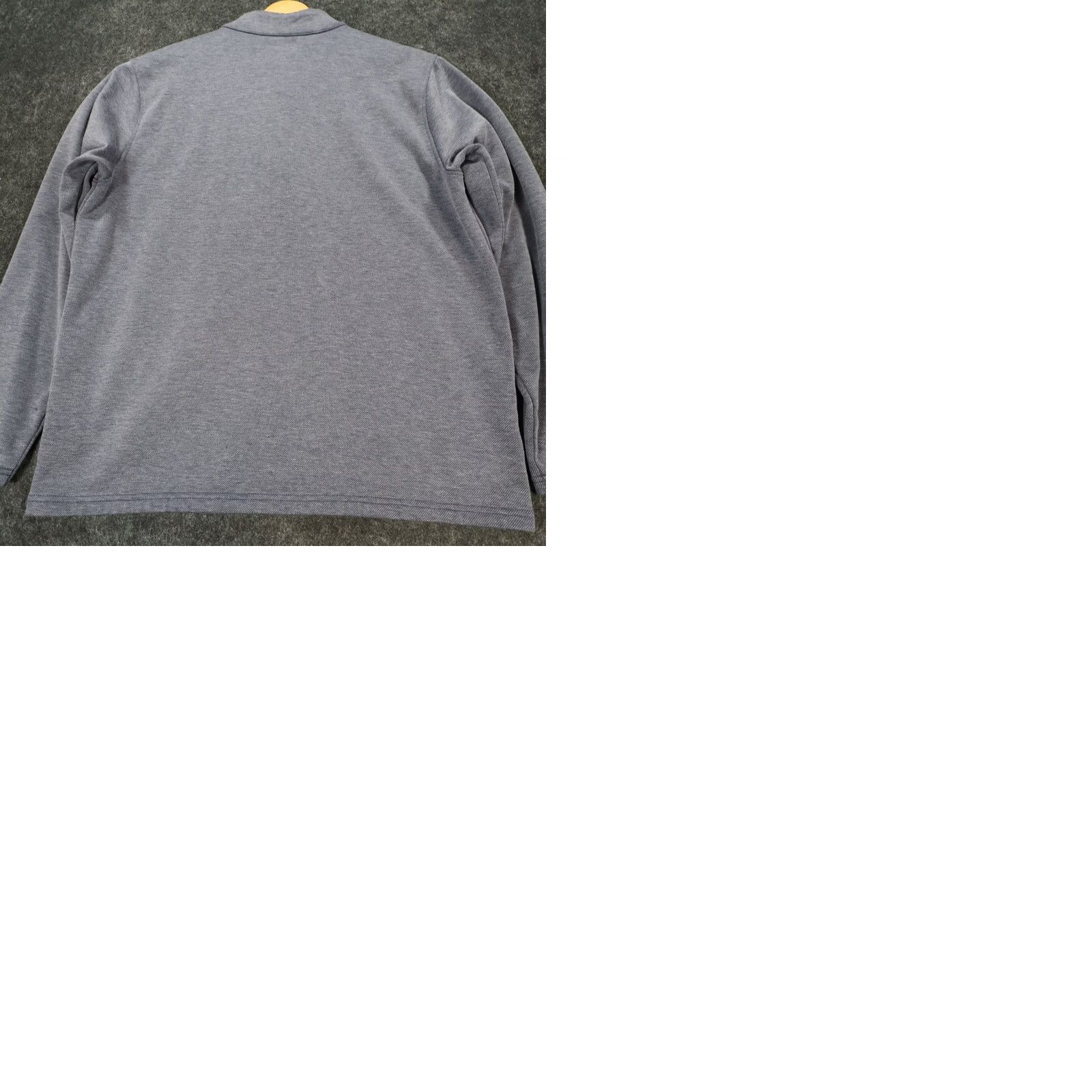 Logo 7 Greg Norman Pullover Mens XL Blue Long Sleeve Quarter Zip Sweater Shark Logo Size US XL / EU 56 / 4 - 9 Thumbnail