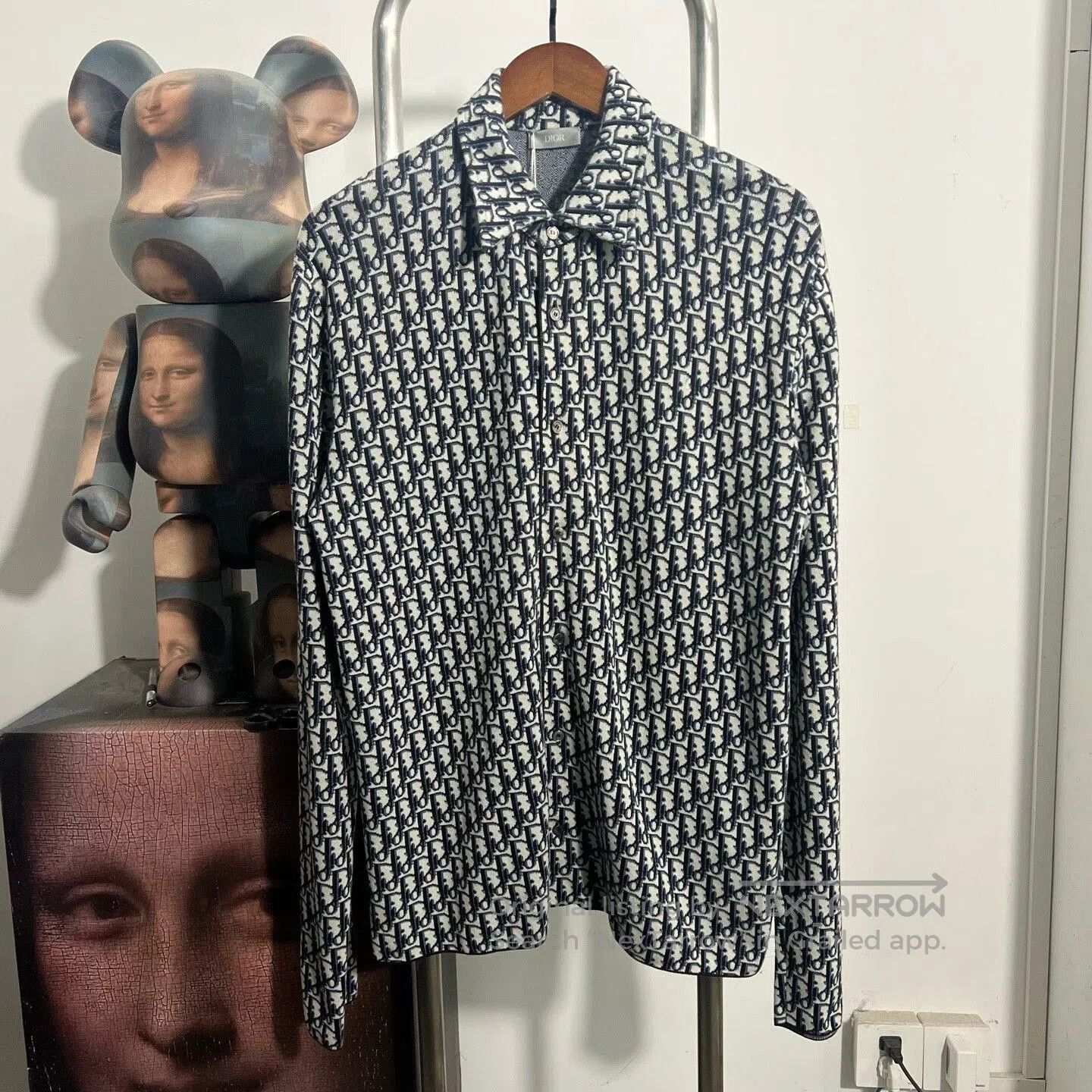 Dior dior printed knit long sleeve shirt. Size US M / EU 48-50 / 2 - 1 Thumbnail