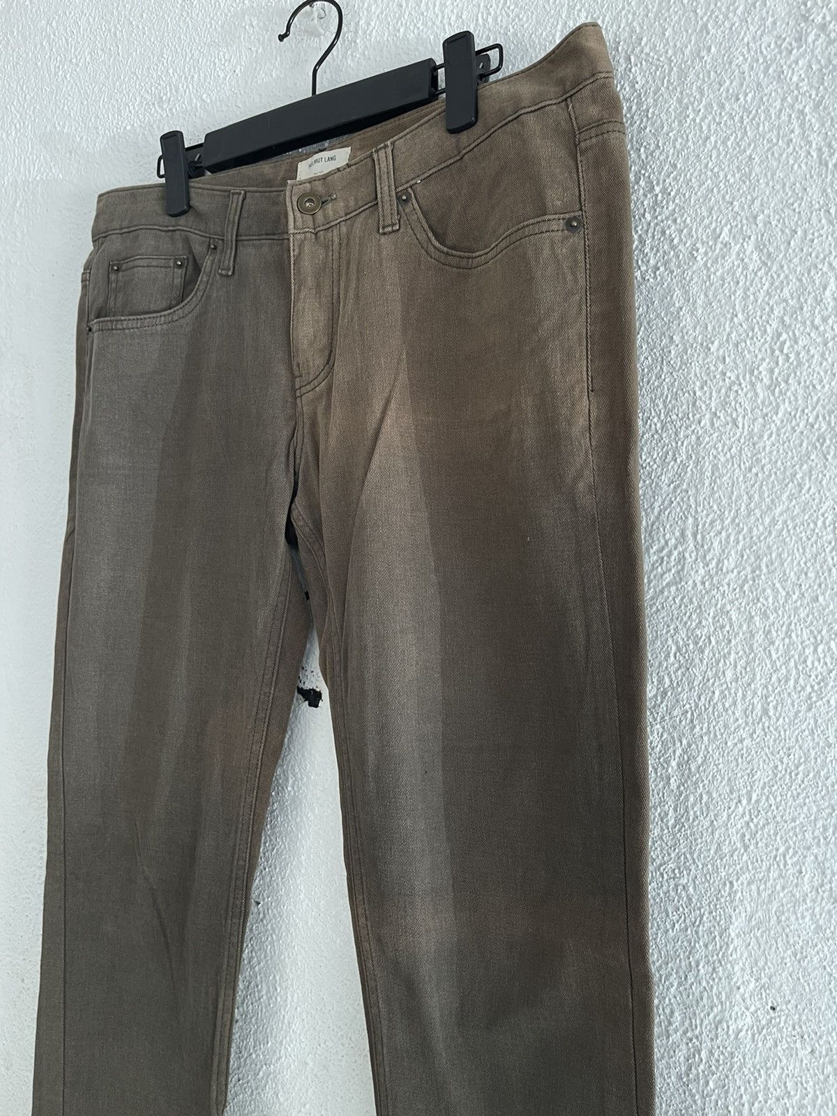 Helmut Lang Helmut Lang Fabric Dirty Pants Size US 34 / EU 50 - 3 Thumbnail