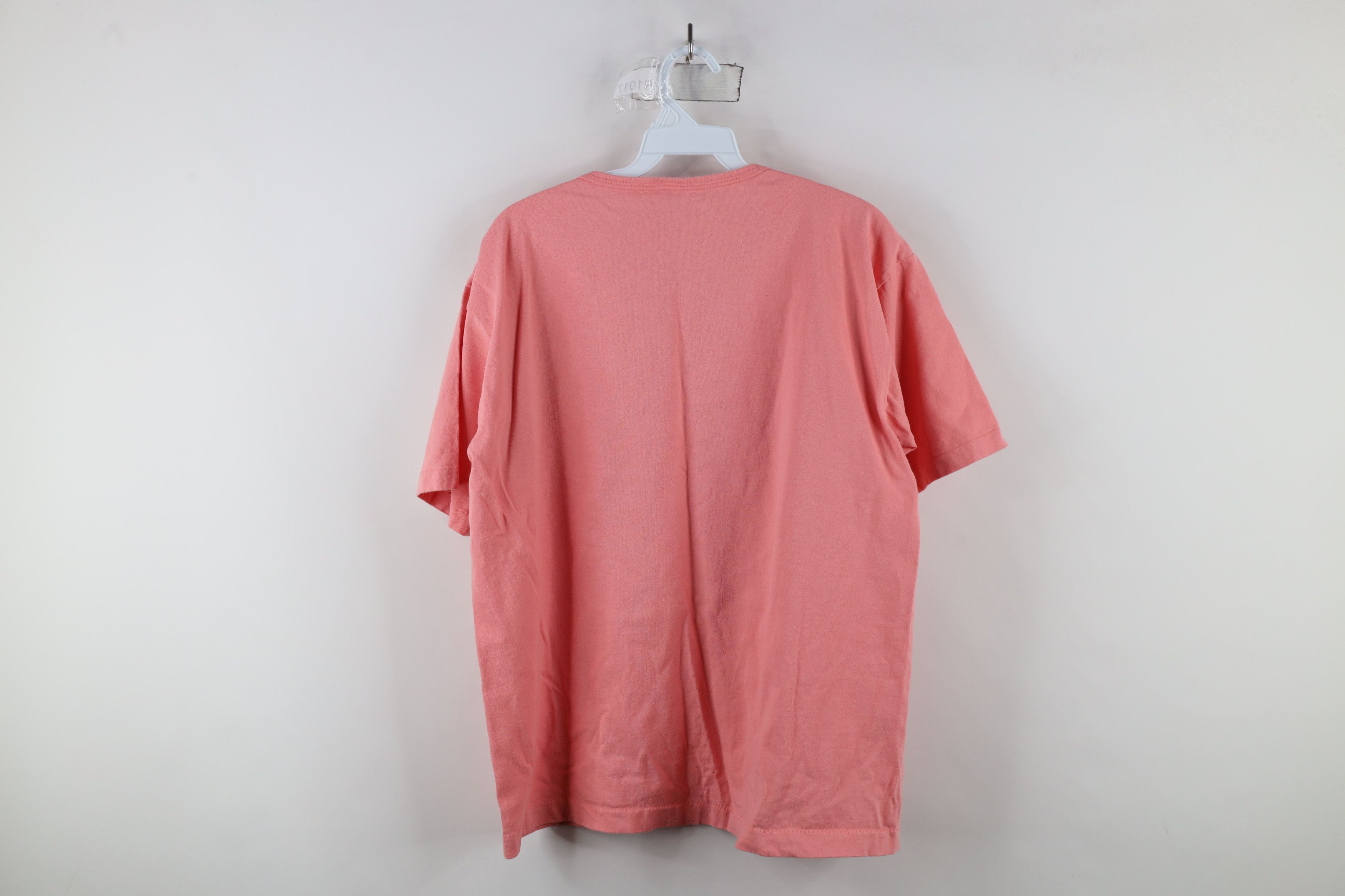 Vintage Vintage 90s Streetwear Spell Rose Flower T-Shirt Pink USA Size L / US 10 / IT 46 - 10 Thumbnail