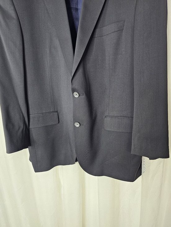 Jack Victor Jack Victor New York CT Black 3Sixty5 Superfine Wool Blazer Size 46R - 4 Thumbnail