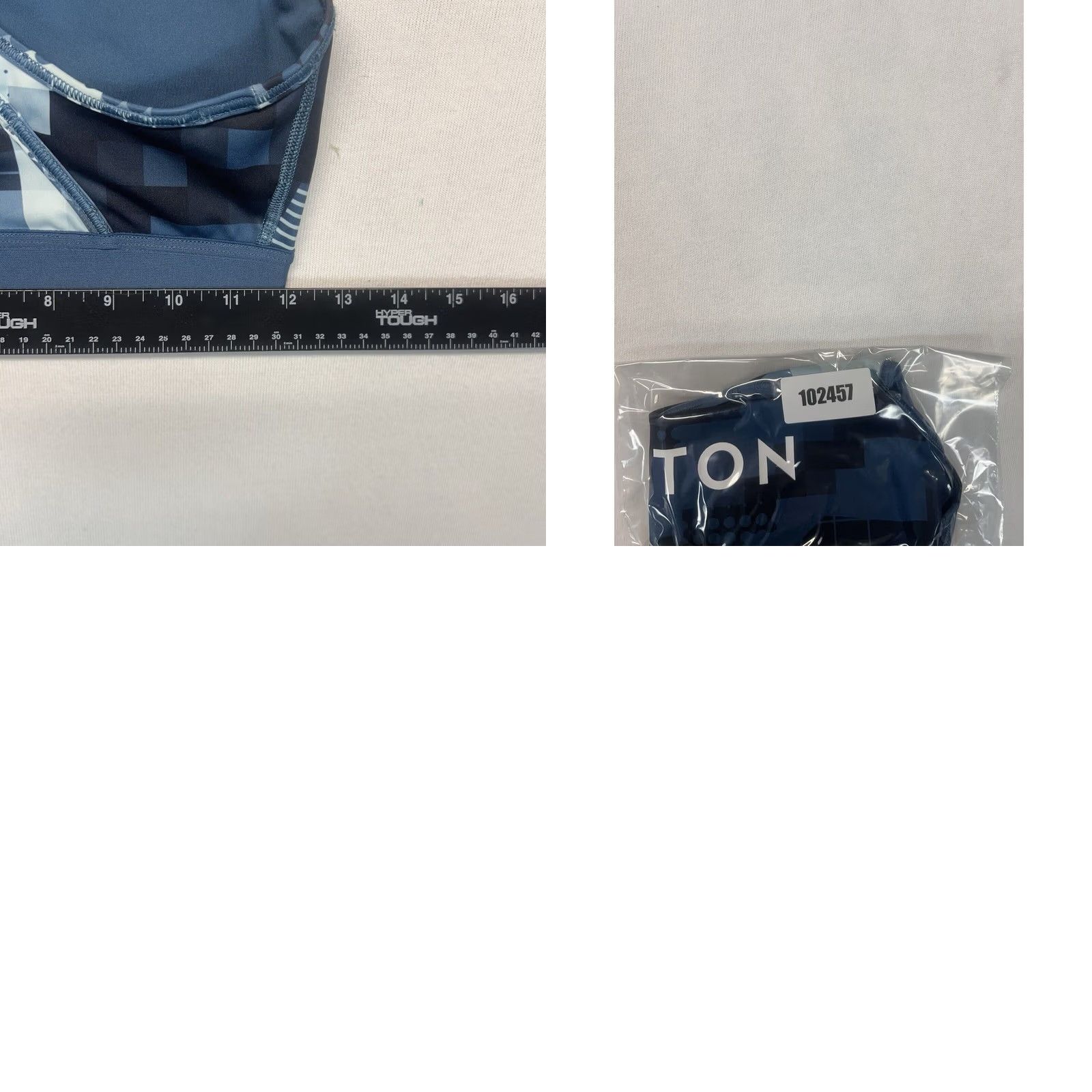 Adidas Adidas Sports Bra Women's M Digi Motion Print Blue Tones Primegreen Activewear Geometric Logo Racerback M Womens Size ONE SIZE - 8 Thumbnail