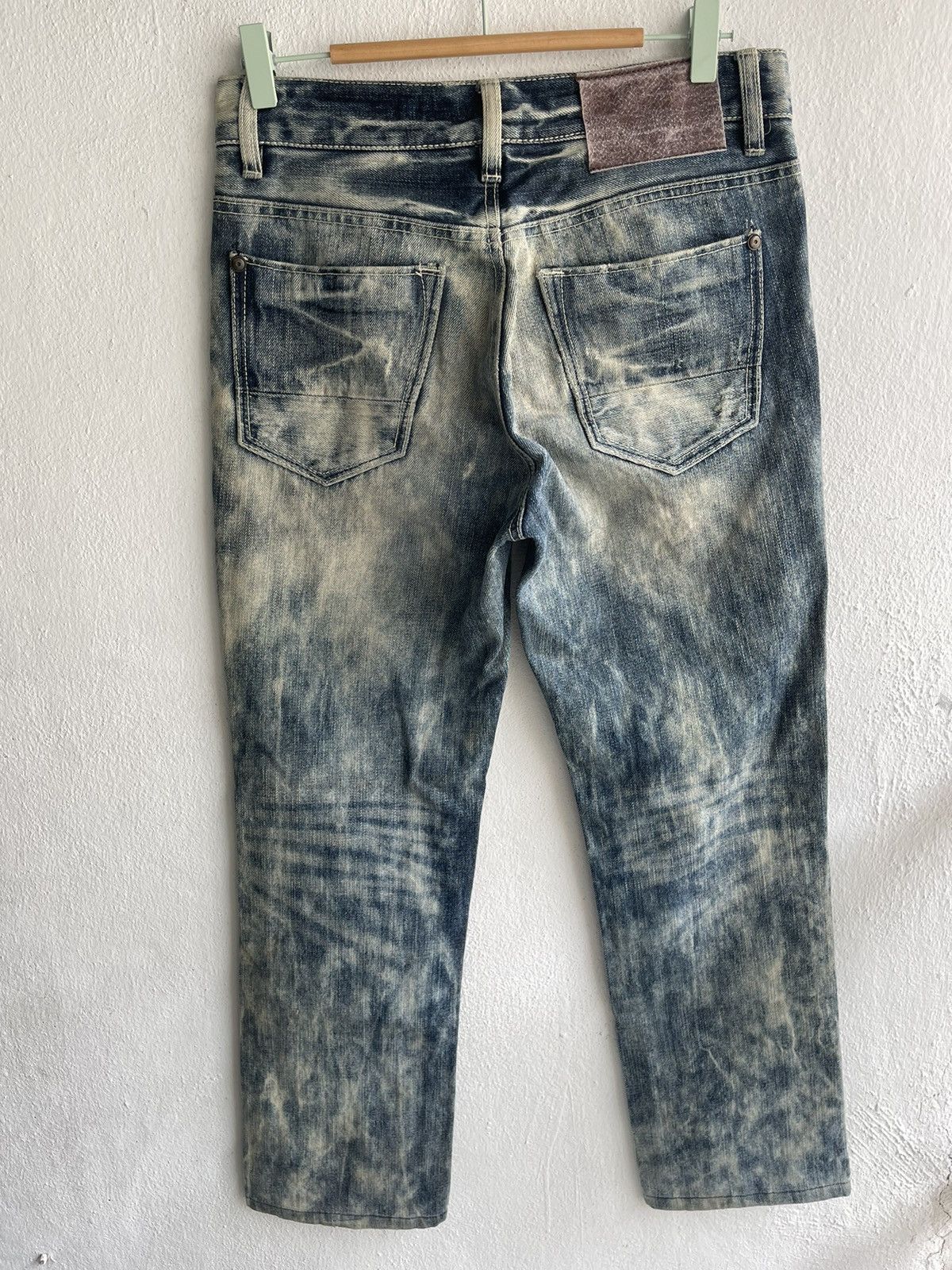 Hang Ten × Japanese Brand × Vintage Hang Ten Acid Wash Denim Straight Cut y2k style Size US 30 / EU 46 - 8 Thumbnail