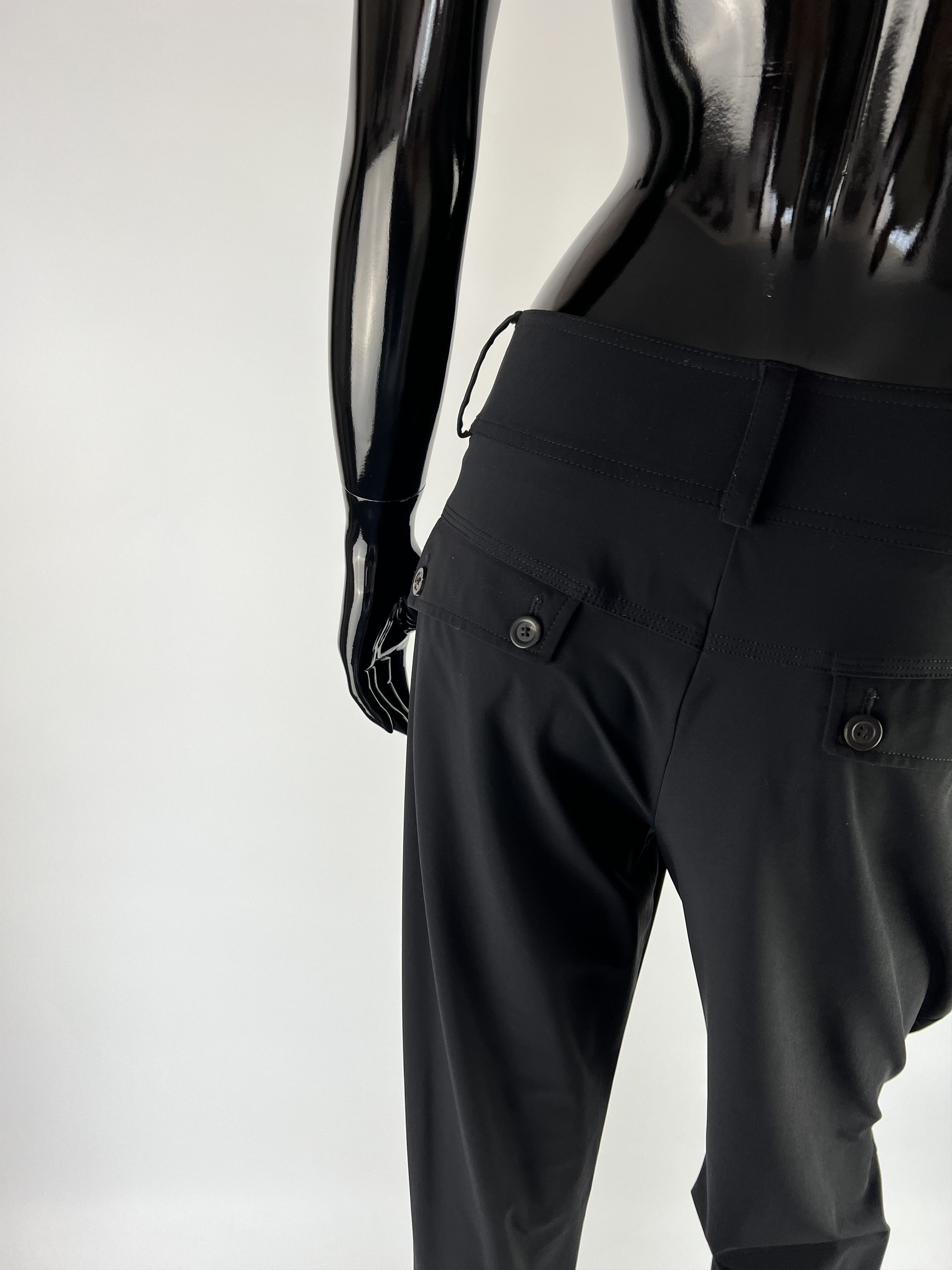 Marithe + Francois Girbaud Marithe + Francois Girbaud Black Pants Women's Size IT42 Size 28" / US 6 / IT 42 - 4 Thumbnail