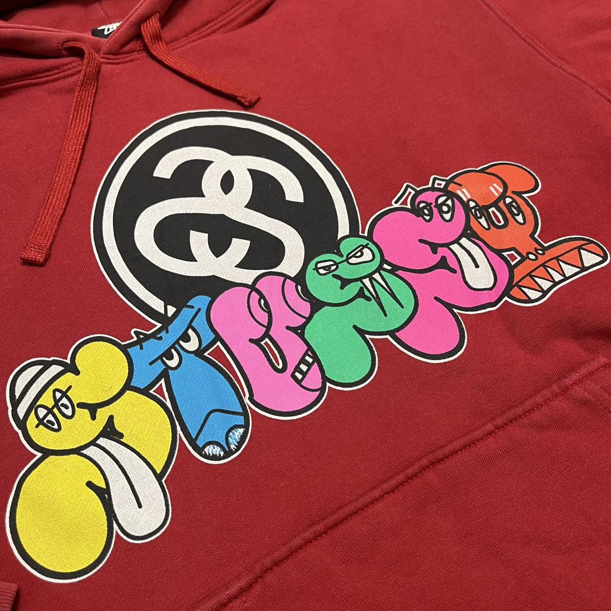 Stussy Stüssy Street Artist Collab Logo Hoodie w/ Graphic Print Size US M / EU 48-50 / 2 - 4 Thumbnail