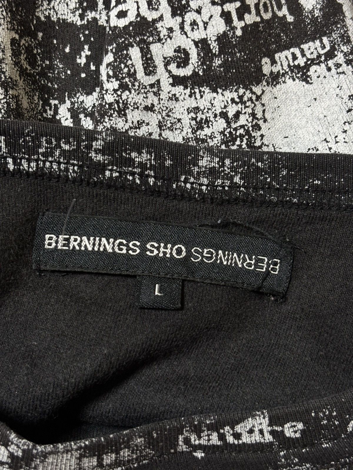 If Six Was Nine 2000’s BERNINGS SHO Vkei Style Punk Seditionaries Ls T-Shirt Size US L / EU 52-54 / 3 - 5 Thumbnail