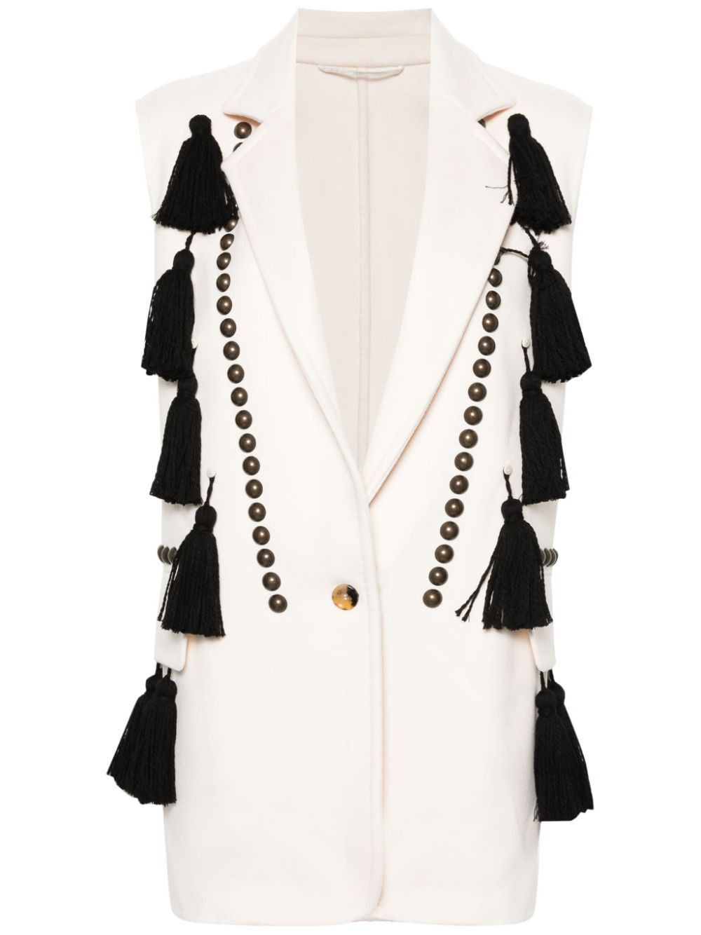 Max Mara STUDDED WOOL VEST Size S / US 4 / IT 40 - 1 Thumbnail