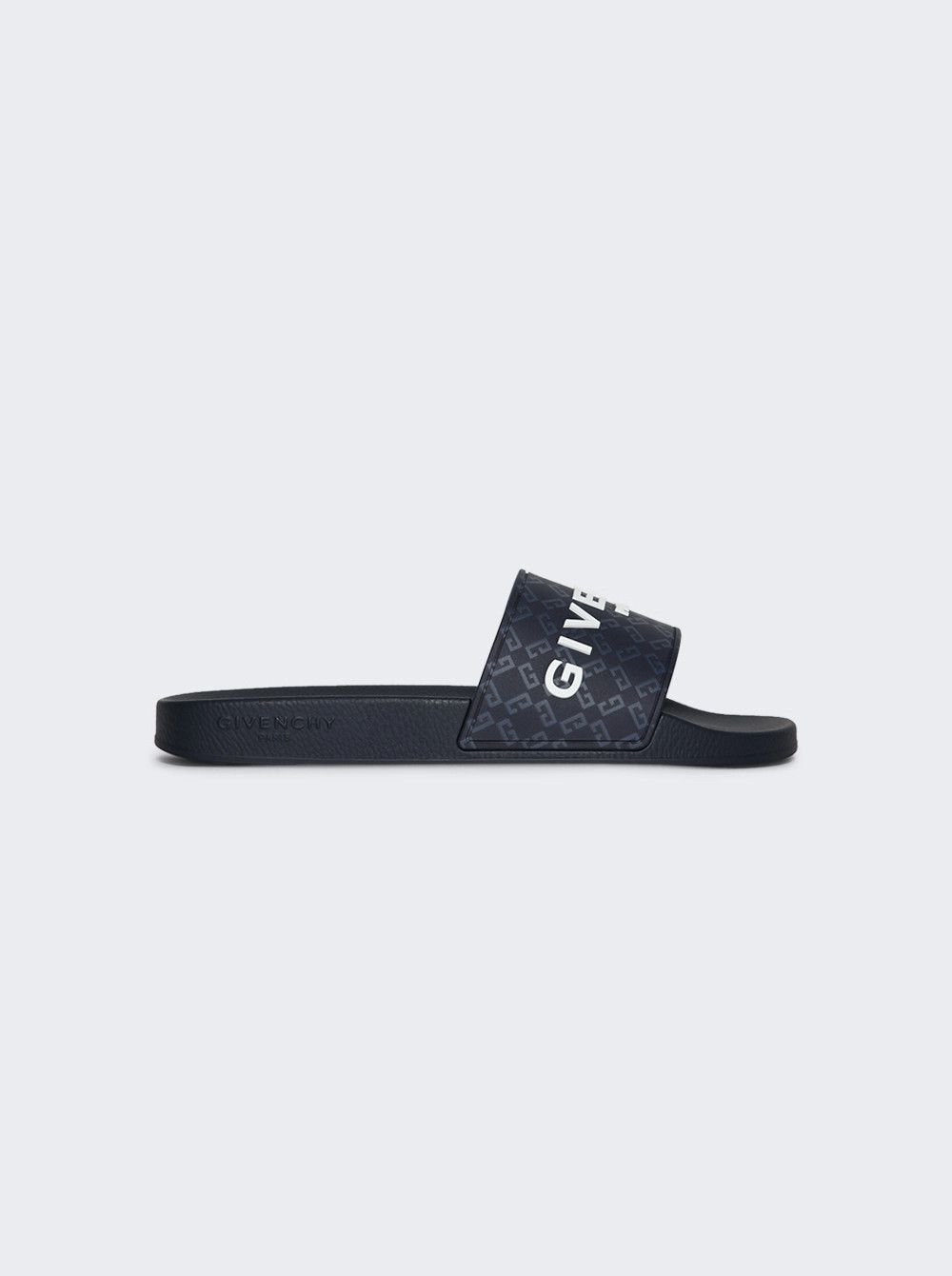 Givenchy o1mle0226 Slide Flat Sandals Slippers in Dark Blue Size US 14 / EU 47 - 1 Thumbnail