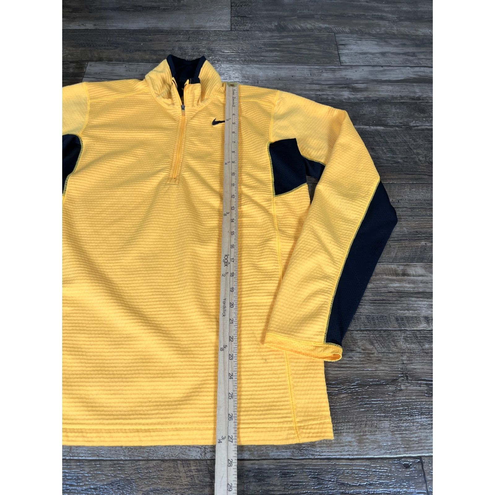 Nike VINTAGE Nike Therma 1/4 Zip Jacket Mens S Pittsburgh Steelers Yellow 100% Cotton Activewear Nike Therma U4 For Men Size US S / EU 44-46 / 1 - 2 Thumbnail