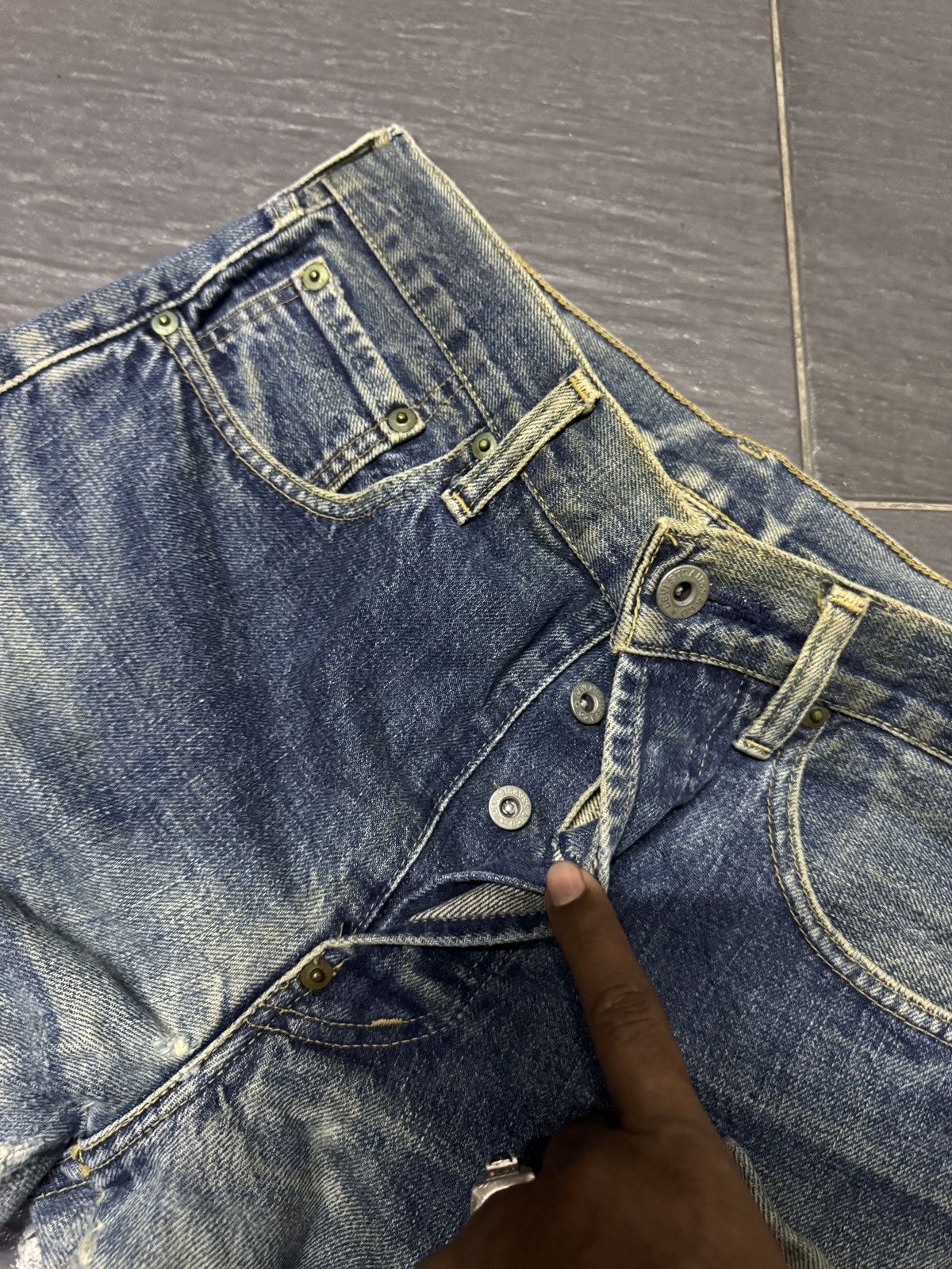 Levi's VINTAGE LEVIS 702 BIG E JEANS Size US 30 / EU 46 - 3 Thumbnail