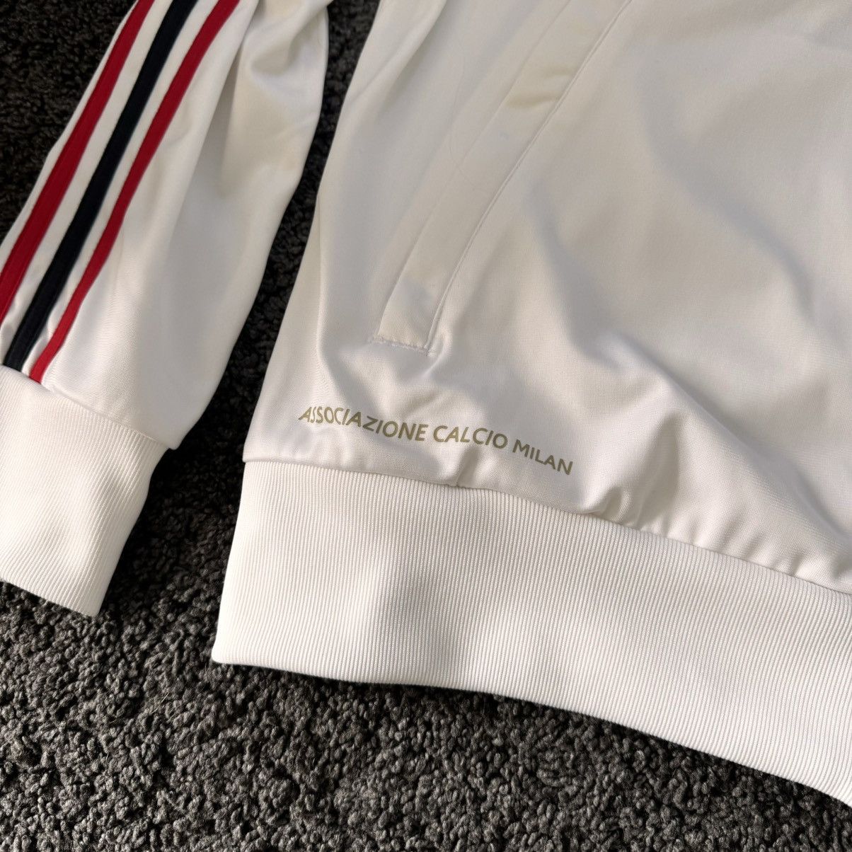 Adidas × Vintage Vintage Adidas AC Milan Soccer Training Jacket 2011-2012 Size US L / EU 52-54 / 3 - 3 Thumbnail