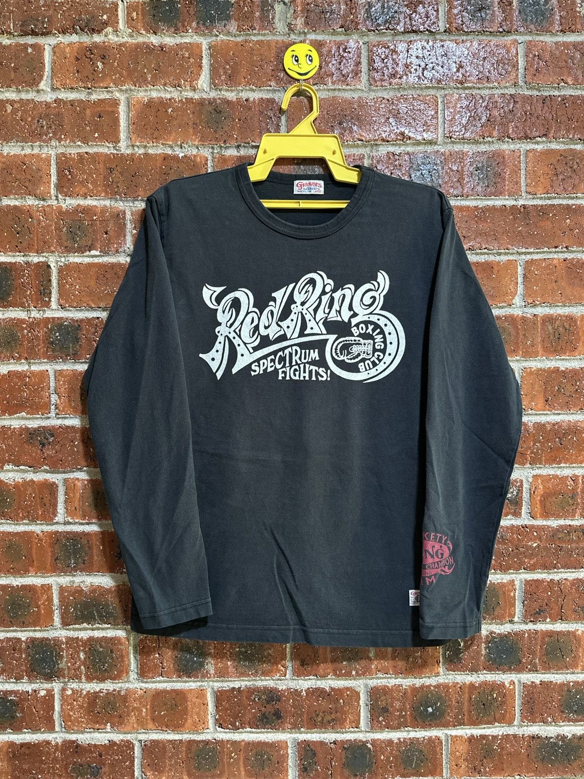 Vintage Vintage Red Ring Boxing Club Long Sleeve Tee Size US L / EU 52-54 / 3 - 2 Thumbnail