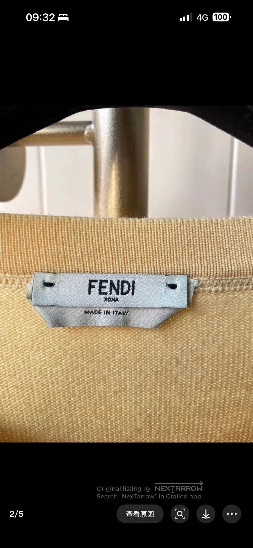 Fendi fendi cashmere sweater with unique design. Size US M / EU 48-50 / 2 - 2 Thumbnail