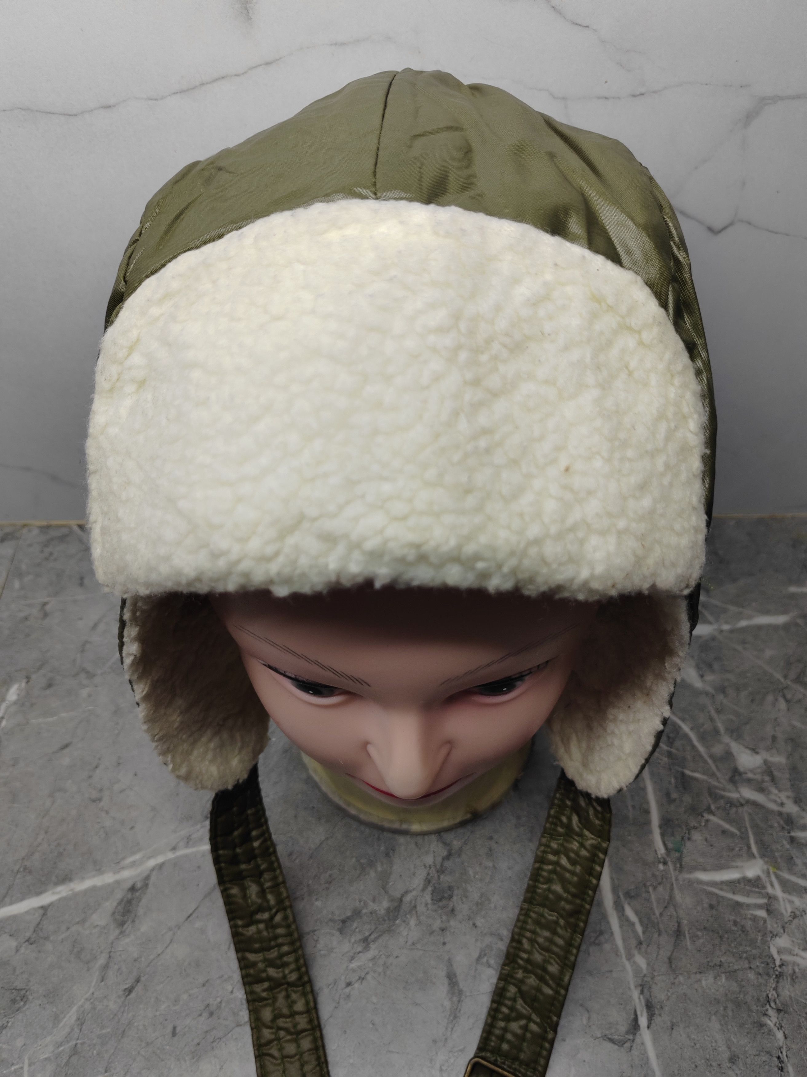 Japanese Brand Vintage Vespa Fleece Earflap Cap Hat Size ONE SIZE - 3 Thumbnail