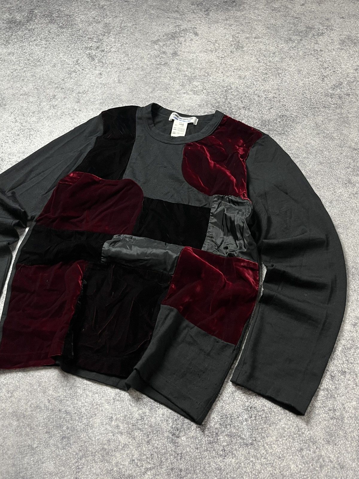 Comme des Garcons 🔥COMME DES GARÇONS PATCHWORK ARCHIVE T SHIRT TEE CDG 90'S Size L / US 10 / IT 46 - 10 Thumbnail