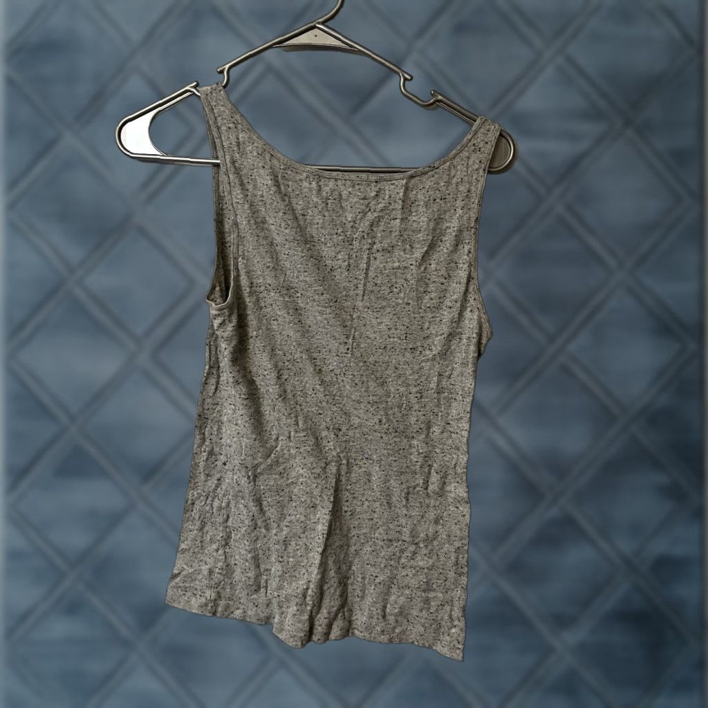 Loft Loft Tank Top Women Medium Cotton Gray GUC TS Sleeveless Shirt Junior? Size M / US 6-8 / IT 42-44 - 1 Thumbnail