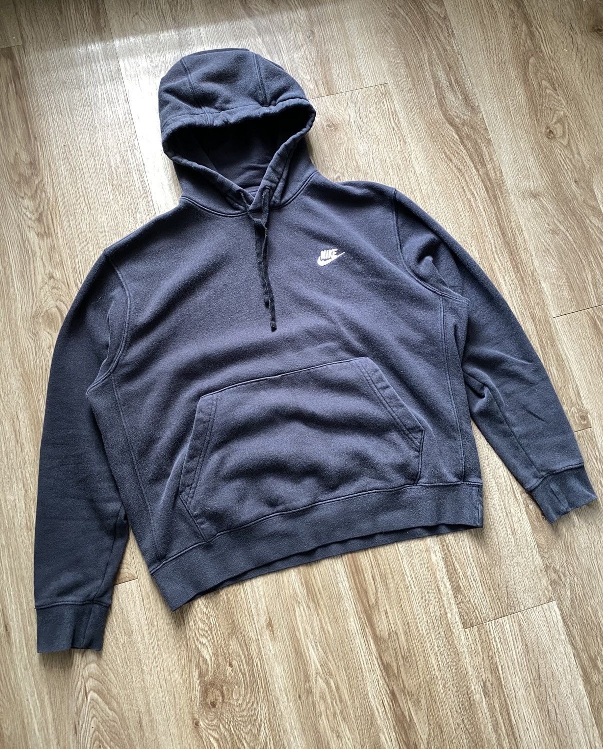 Nike Nike Swoosh Black Hoodie Size US L / EU 52-54 / 3 - 2 Thumbnail