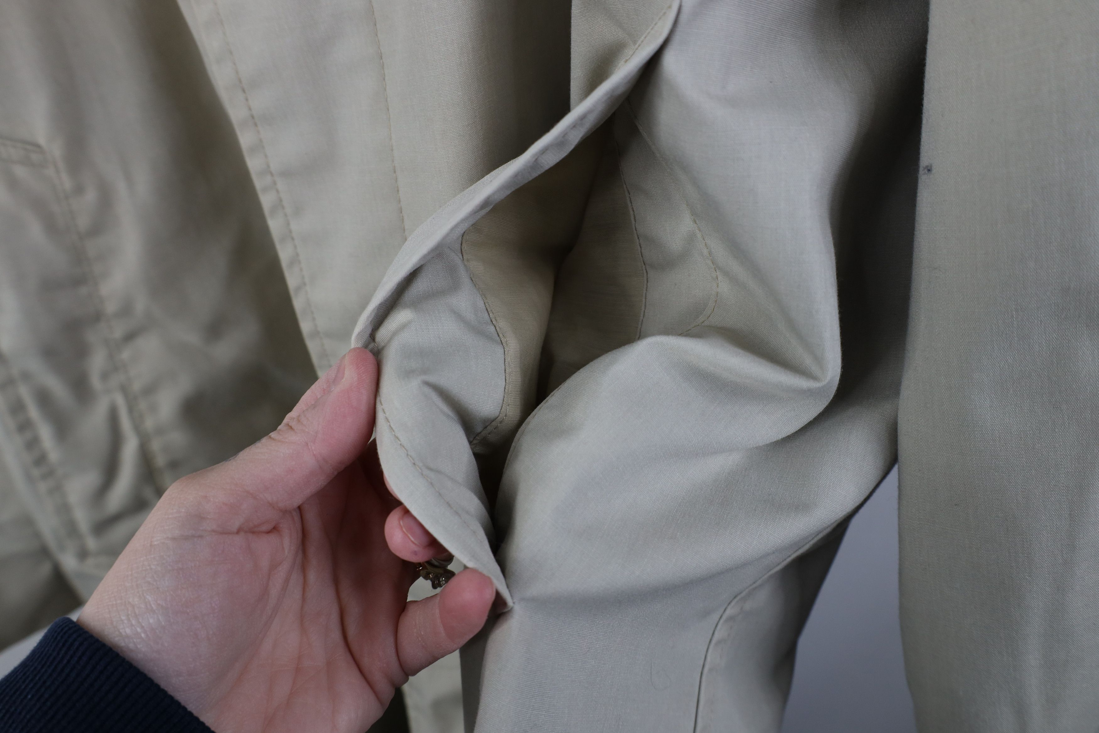 Vintage Vintage 50s Streetwear Button Trench Coat Rain Jacket USA Size US XXL / EU 58 / 5 - 7 Thumbnail