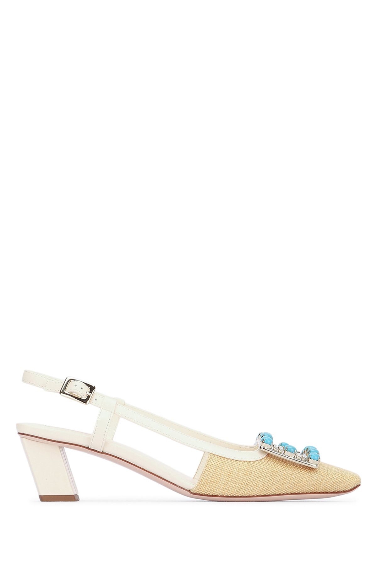 Roger Vivier Bv Pietre Dure Sling Back Dec 45 Size US 10 / IT 40 - 1 Thumbnail