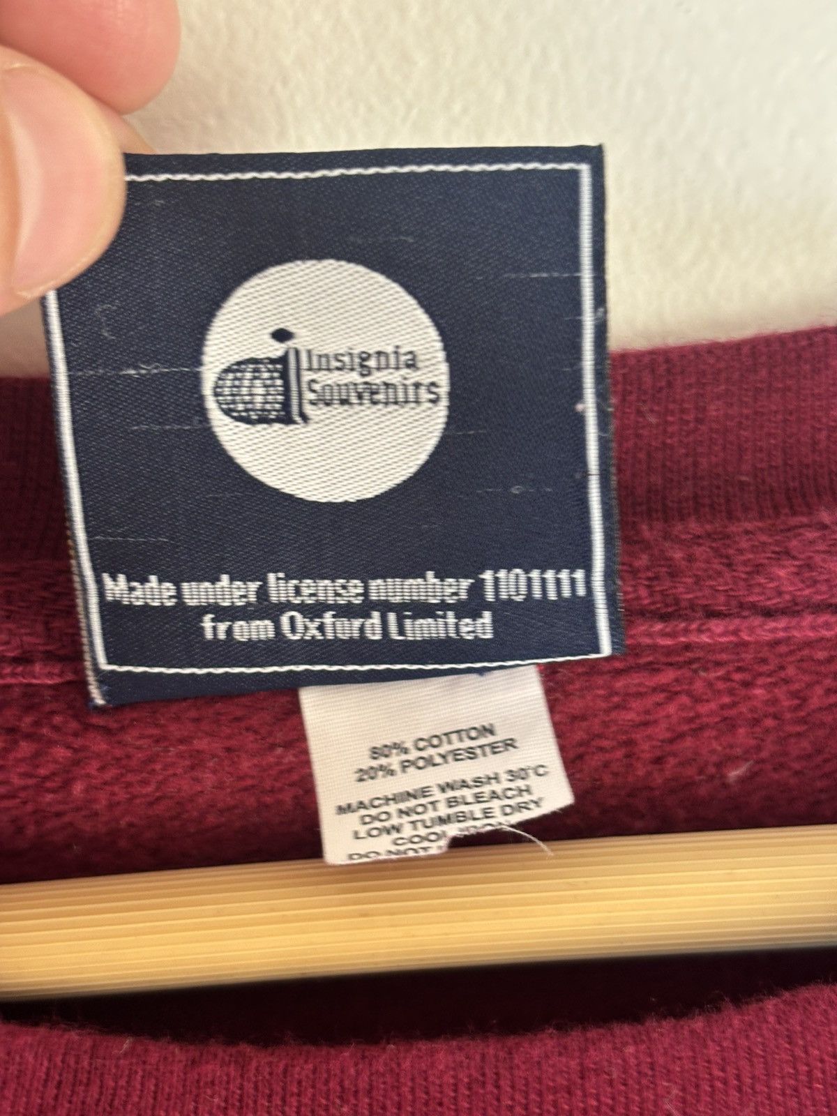 Other Vintage Oxford University Varsity Crest Crewneck Sweater XL Size US XL / EU 56 / 4 - 4 Thumbnail