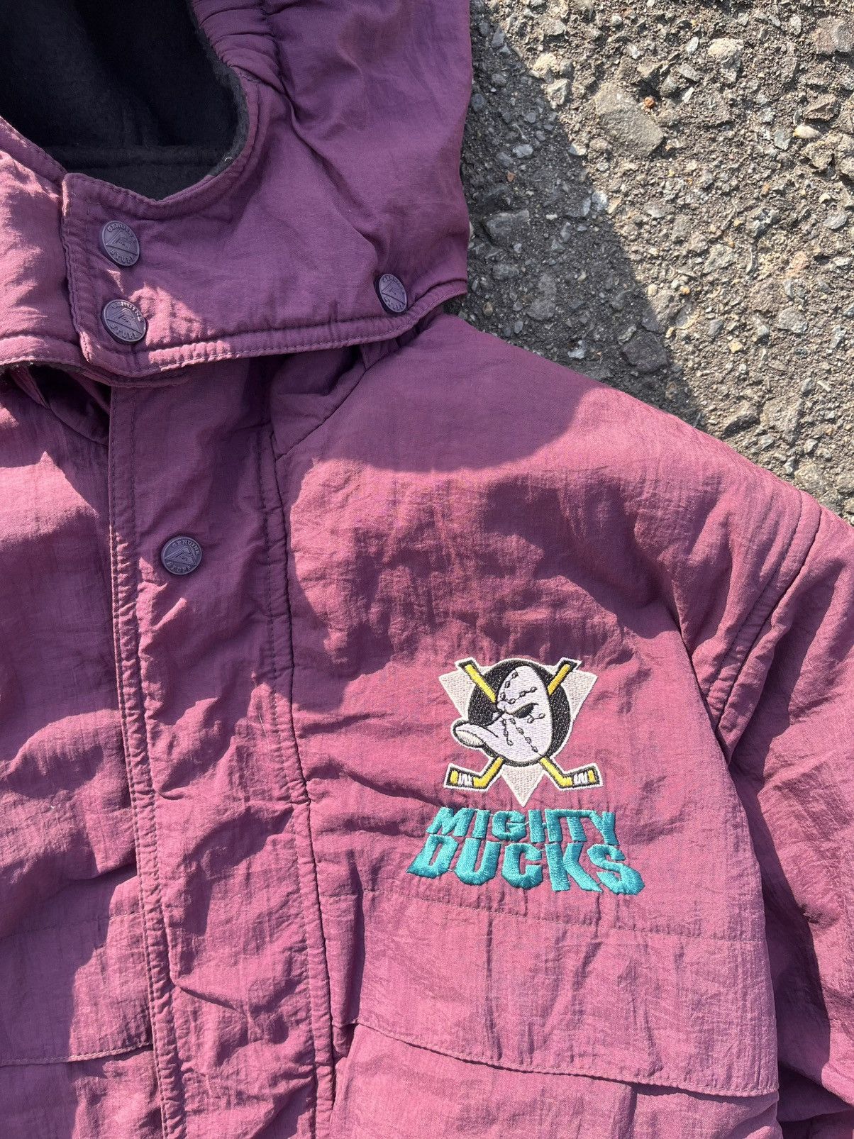 NHL Vintage NHL Mighty Ducks Puffer Jackets Reversible Size US L / EU 52-54 / 3 - 2 Thumbnail