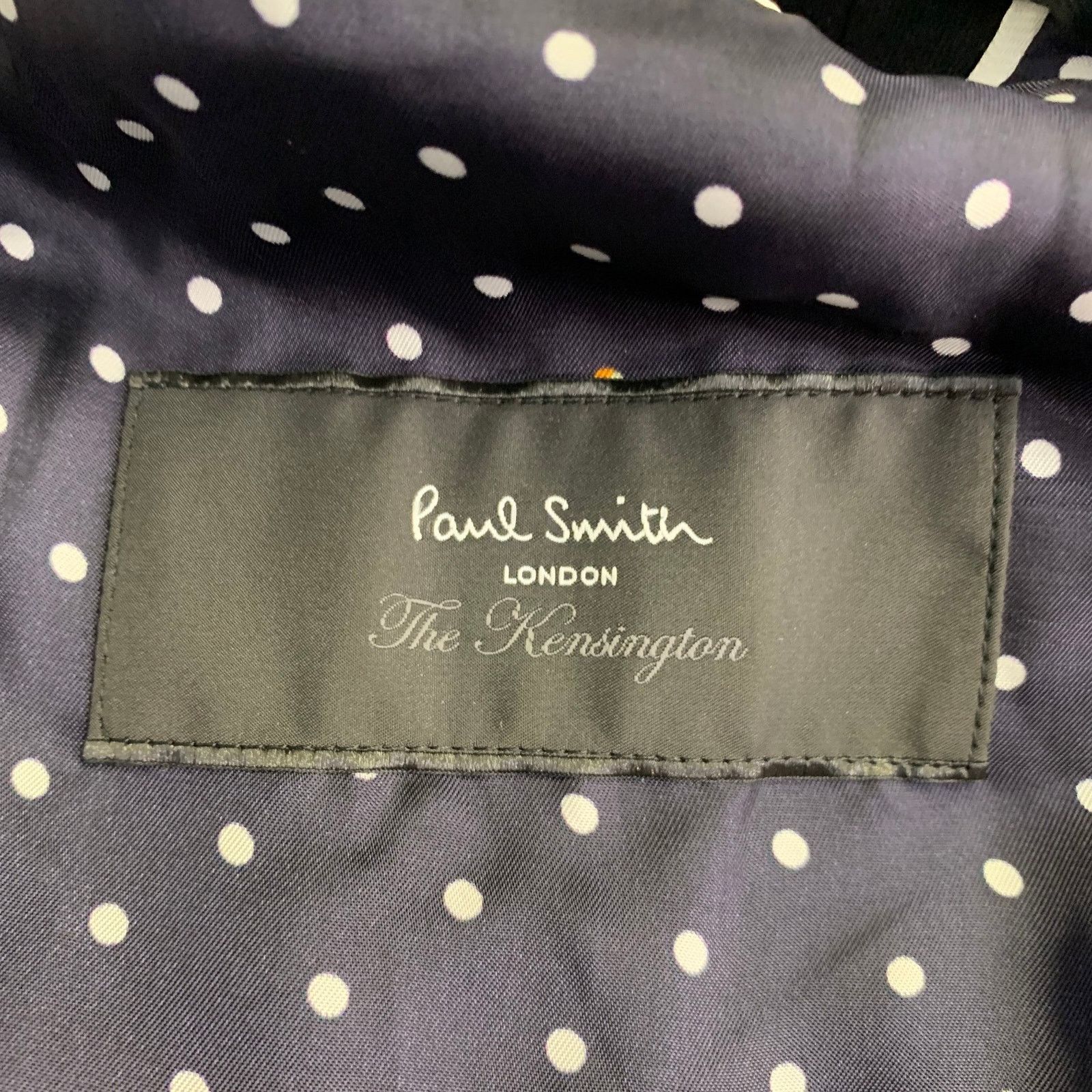 Paul Smith Size 40 Black Viscose Cotton Notch Lapel Sport Coat Size 40R - 6 Thumbnail