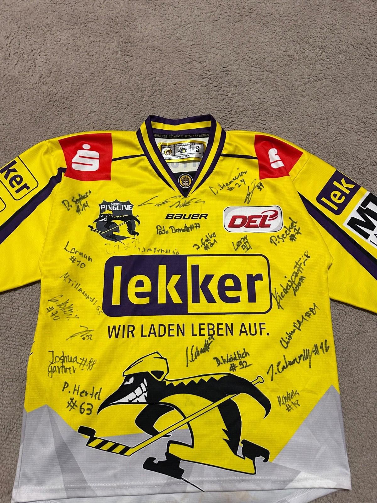 Other Krefeld Pinguine Germany Hockey Jersey Goalie GXL #9 CEYDA Size US S / EU 44-46 / 1 - 3 Thumbnail