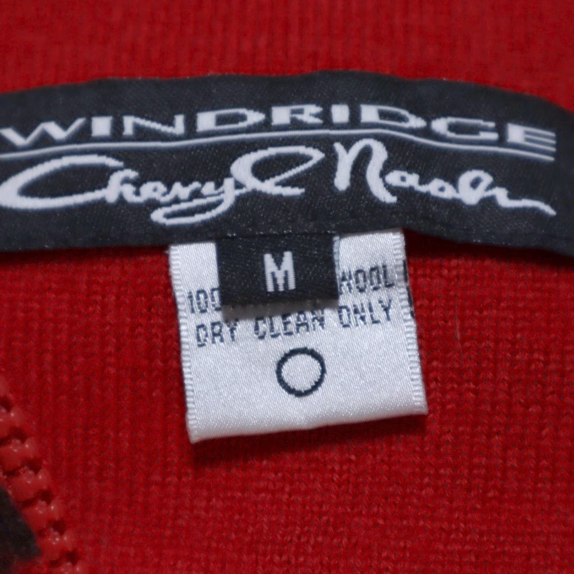 Vintage Cheryl Nash Windridge Tiger Stripe Vest Merino Wool Red Women's M Full Zip Jacket Size M / US 6-8 / IT 42-44 - 5 Thumbnail