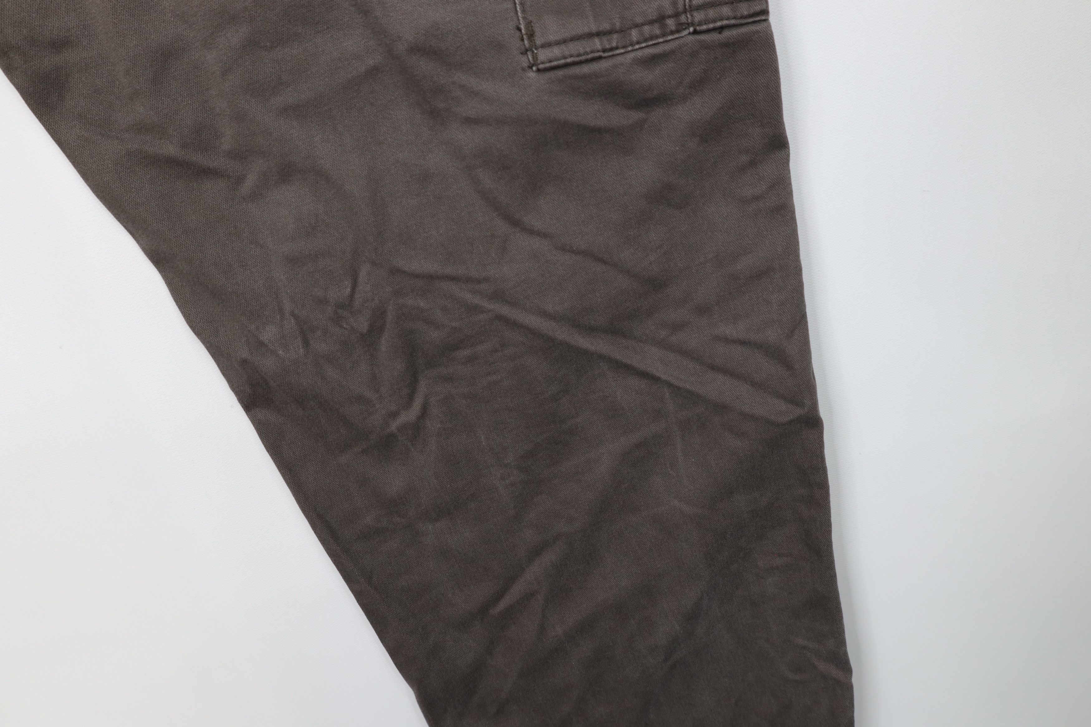 Chaps Vintage 90s Y2K Chaps Faded Wide Leg Cargo Pants Gray Cotton Size US 36 / EU 52 - 12 Thumbnail