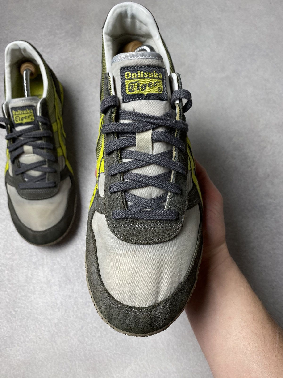 Asics Vintage Asics Onitsuka Tiger OG Distressed Sneakers Y2K Size US 11 / EU 44 - 9 Thumbnail