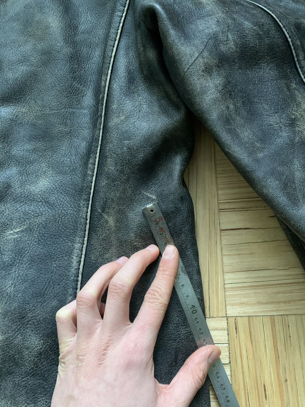 RRL Ralph Lauren Ralph Lauren Double RL RRL Leather Coat Jacket XL Size Size US XL / EU 56 / 4 - 12 Thumbnail