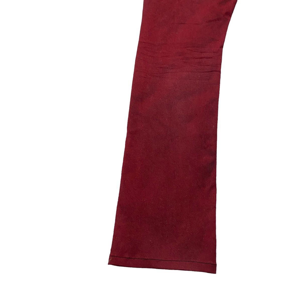 Roen RAT ROEN Blood Red Waxed Skinny Jeans Size US 32 / EU 48 - 15 Thumbnail