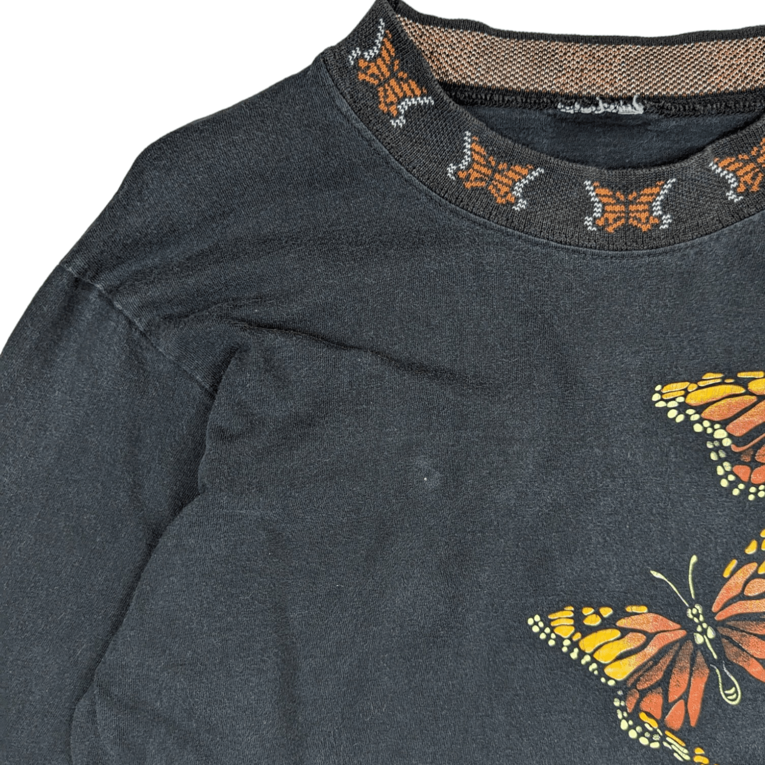 Vintage NATIONAL WILDLIFE Butterfly Animal Tee Long Sleeve T-Shirt Size US S / EU 44-46 / 1 - 11 Thumbnail