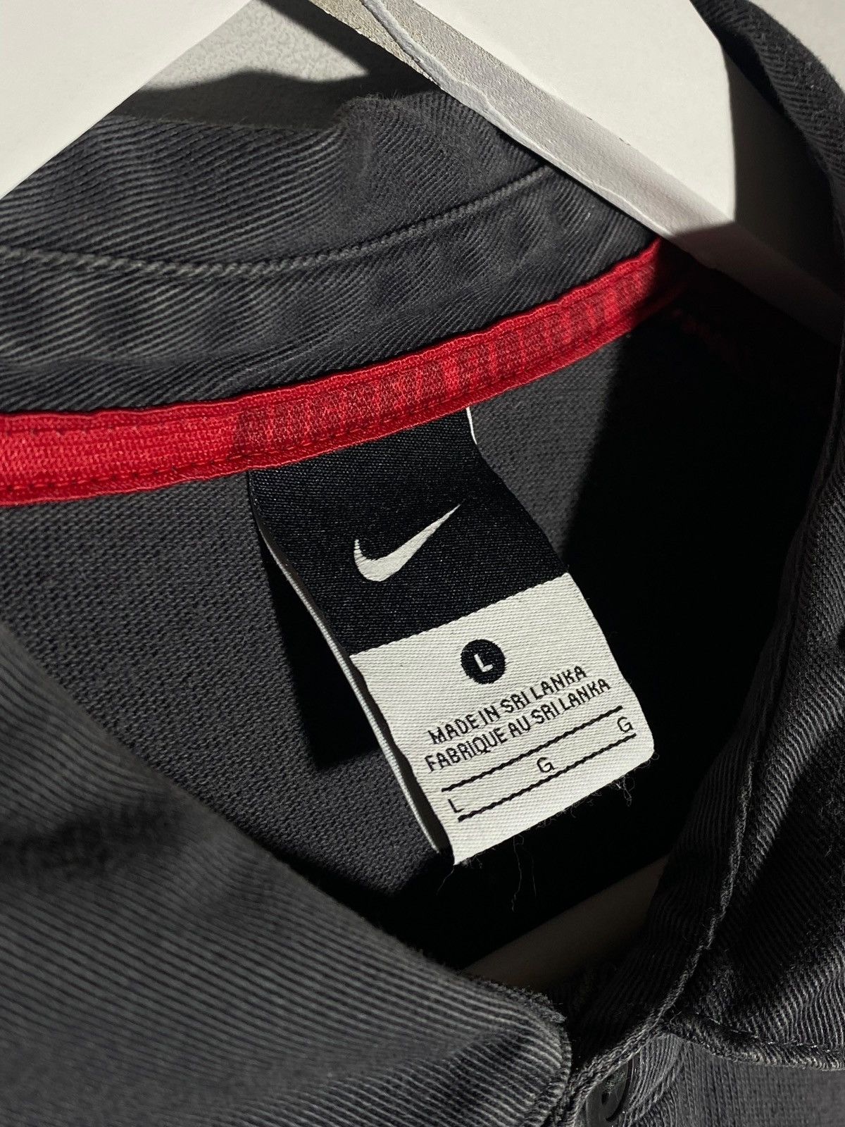 Nike 🔥 NIKE 00s NIKE ENGLAND RUGBY LONG SLEEVE SHIRT POLO STYLE Size US L / EU 52-54 / 3 - 11 Thumbnail